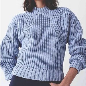 Rodebjer Beauvoir Hand-Knit Sweater 💙 Baby Blue, Size M